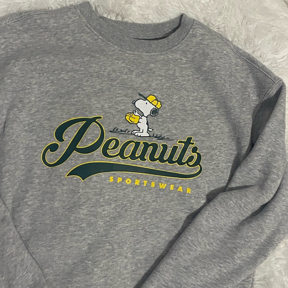 grey crewneck sweatshirt - Picture 1 of 7